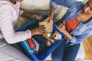 Declutter before moving overseas