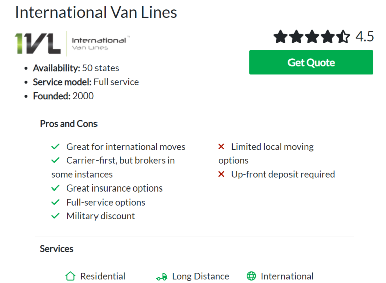 Moving Company International